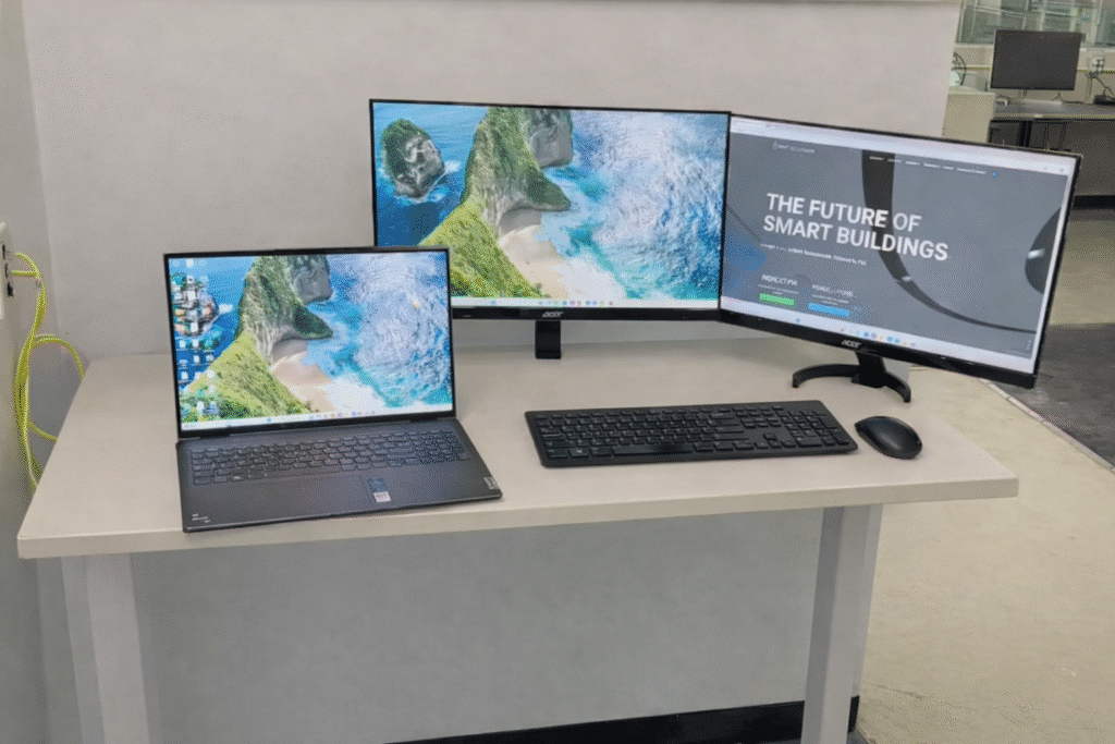 poe desk dual monitor